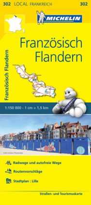 Michelin Karte Französisch Flandern