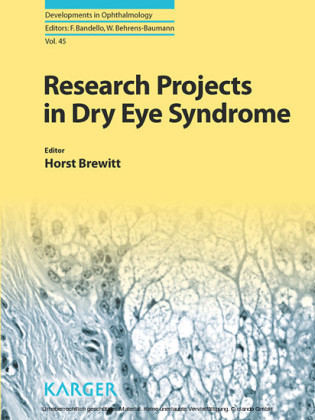 Research Projects in Dry Eye Syndrome