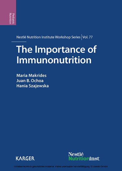 The Importance of Immunonutrition main product photo