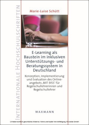 E-Learning als Baustein im inklusiven Unterstützungs- und Beratungssystem in Deutschland
