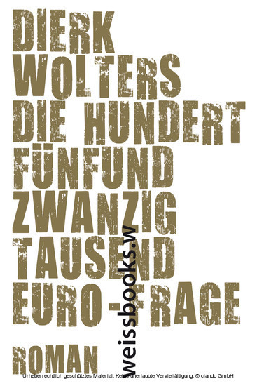 Die hundertfünfundzwanzigtausend Euro-Frage main product photo