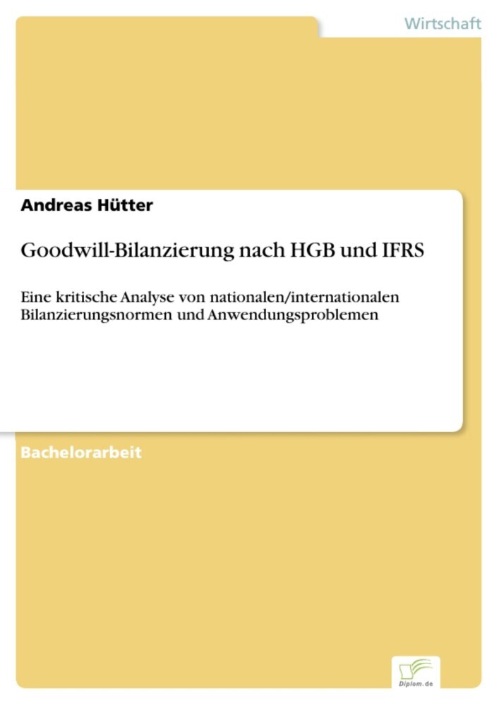 Goodwill-Bilanzierung nach HGB und IFRS main product photo