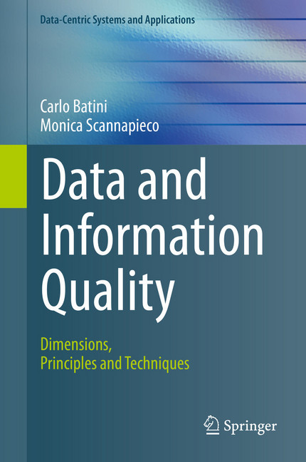 Data and Information Quality main product photo