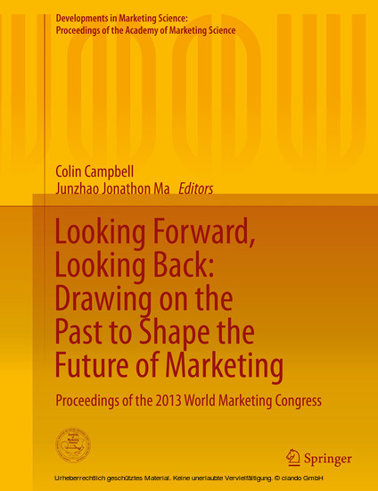 Looking Forward, Looking Back: Drawing on the Past to Shape the Future of Marketing main product photo