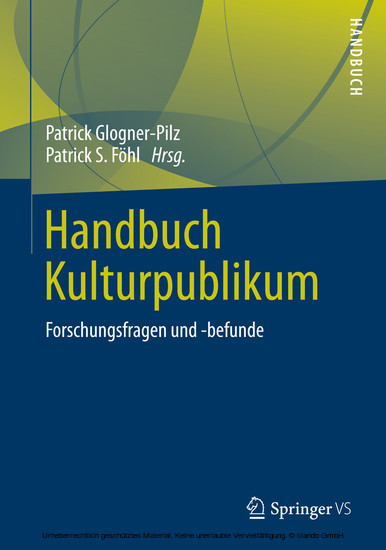 Handbuch Kulturpublikum main product photo