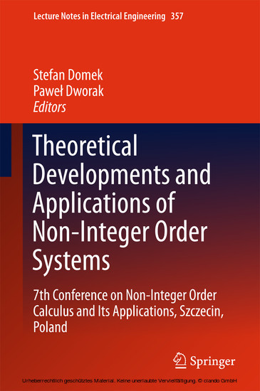 Theoretical Developments and Applications of Non-Integer Order Systems main product photo