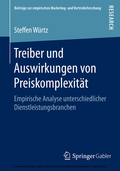 Treiber und Auswirkungen von Preiskomplexität main product photo