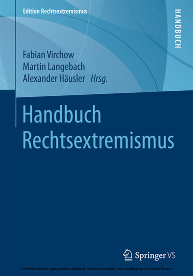 Handbuch Rechtsextremismus main product photo