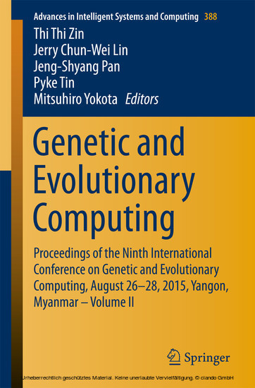 Genetic and Evolutionary Computing. Vol.2 main product photo