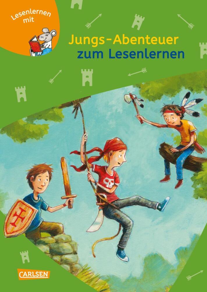 LESEMAUS zum Lesenlernen Sammelbände: Jungs-Abenteuer zum Lesenlernen main product photo
