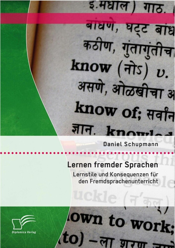 Lernen fremder Sprachen: Lernstile und Konsequenzen für den Fremdsprachenunterricht main product photo