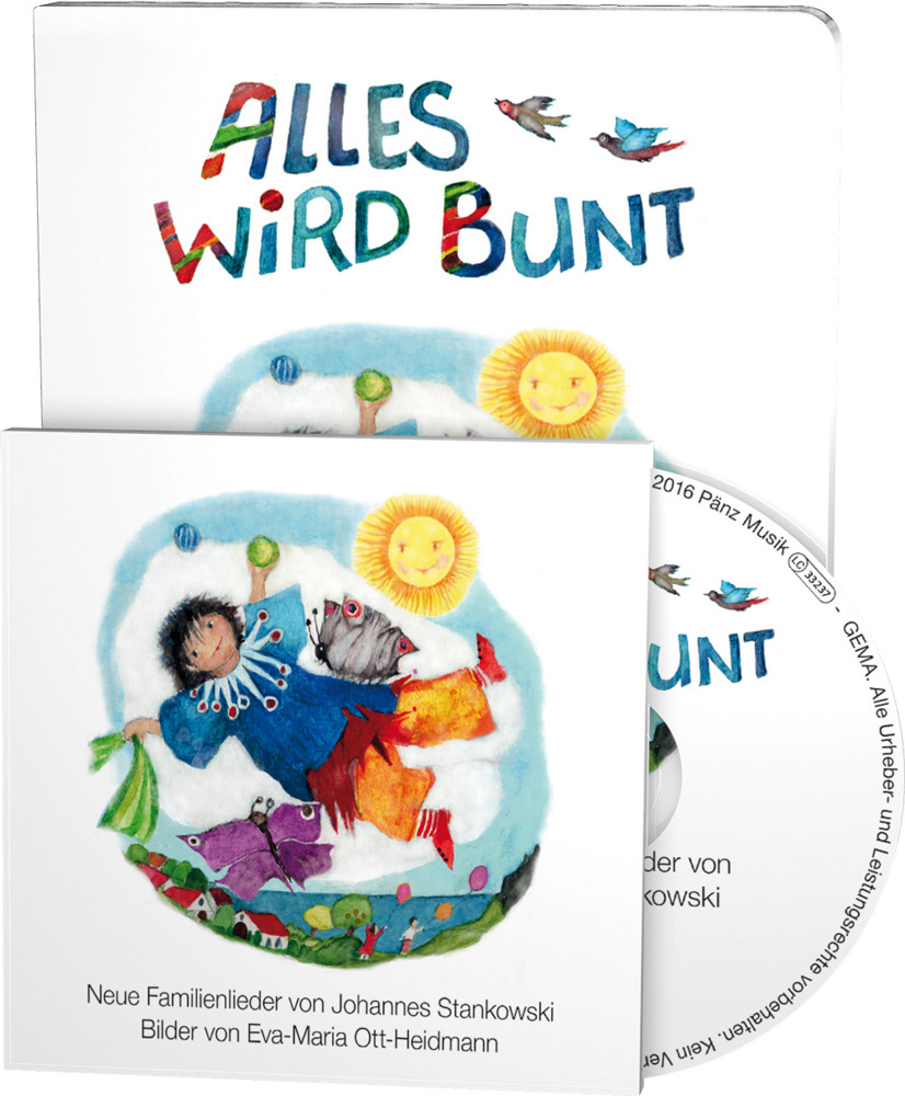 Alles wird bunt, m. 1 Audio-CD main product photo
