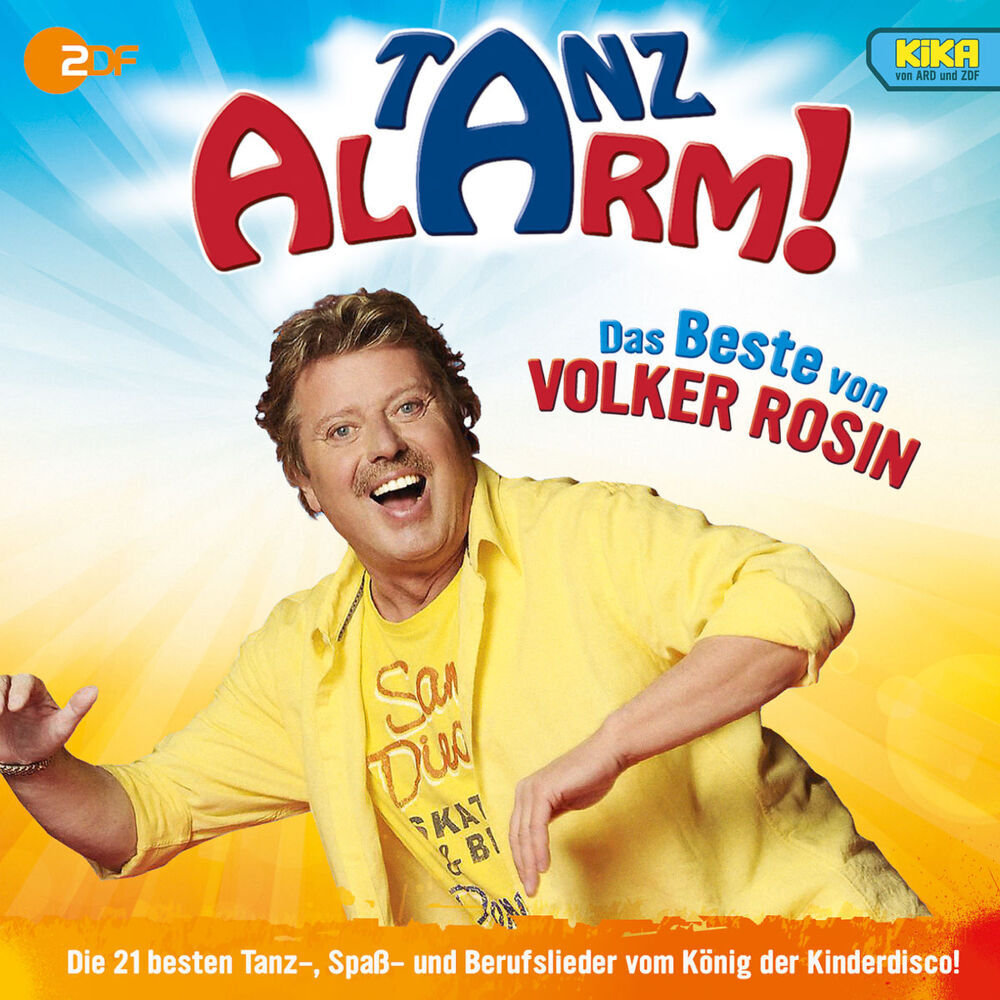 KiKA Tanzalarm! Das Beste von Volker Rosin, 1 Audio-CD main product photo