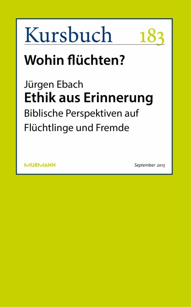 Ethik aus Erinnerung main product photo