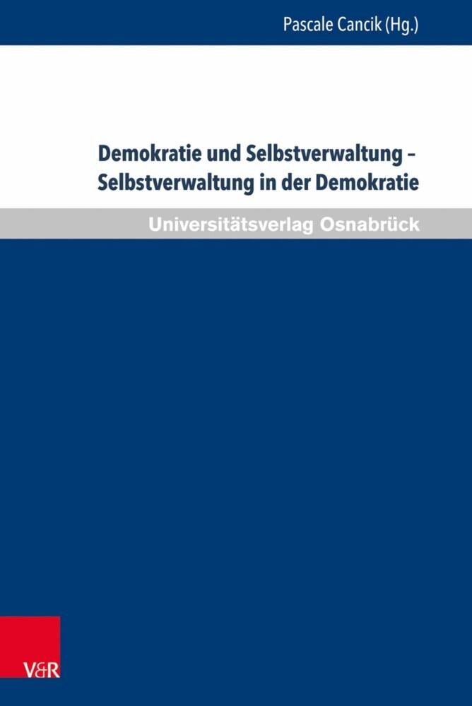 Demokratie und Selbstverwaltung - Selbstverwaltung in der Demokratie main product photo