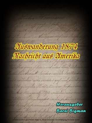 Auswanderung 1874