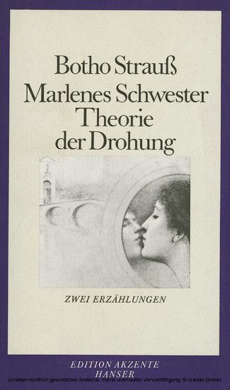 Marlenes Schwester. Theorie der Drohung main product photo