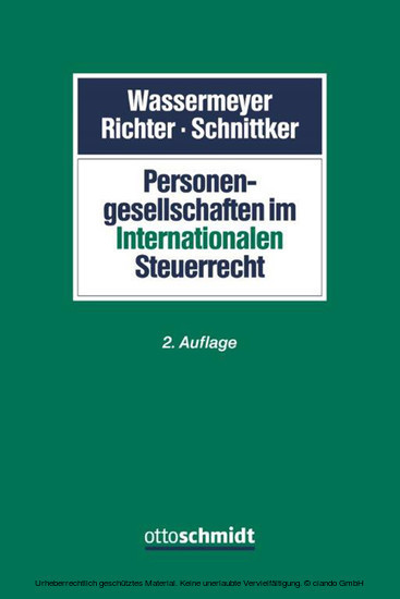 Personengesellschaften im Internationalen Steuerrecht main product photo