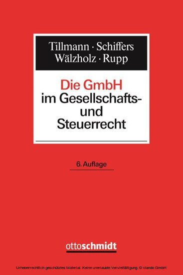 Die GmbH im Gesellschafts- und Steuerrecht main product photo