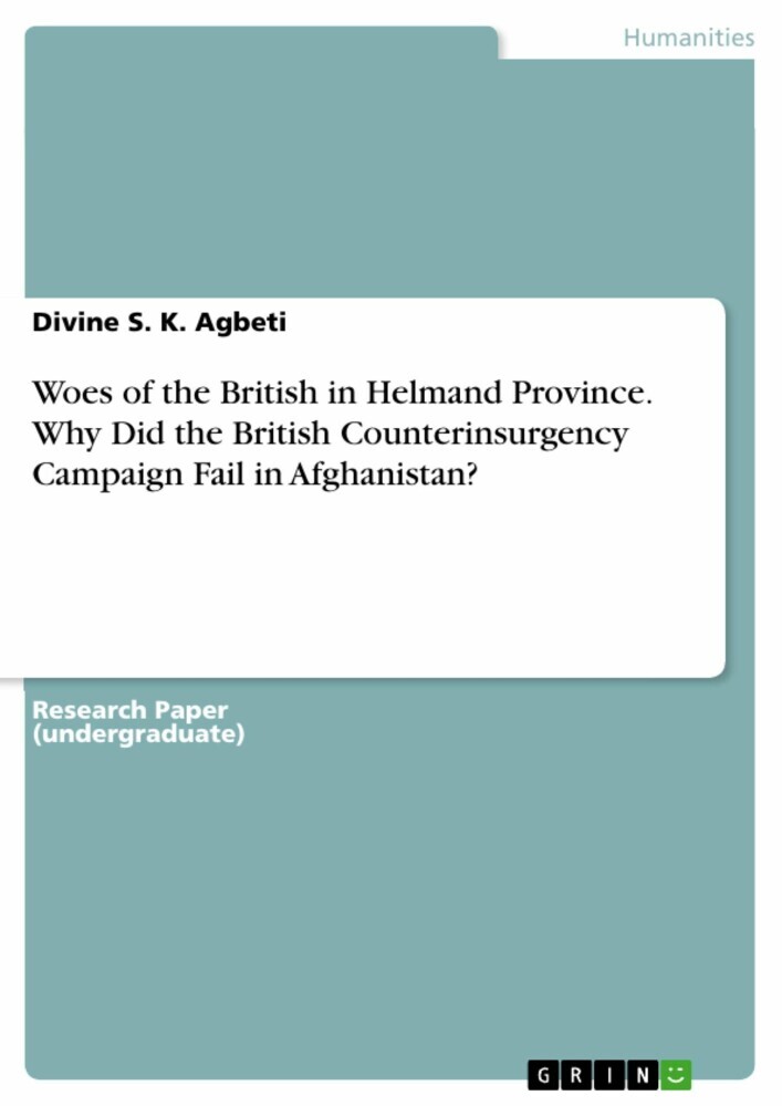 Woes of the British in Helmand Province. Why Did the British Counterinsurgency Campaign Fail in Afghanistan? main product photo