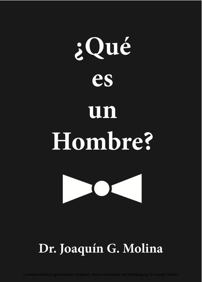 ¿QUE ES UN HOMBRE? main product photo