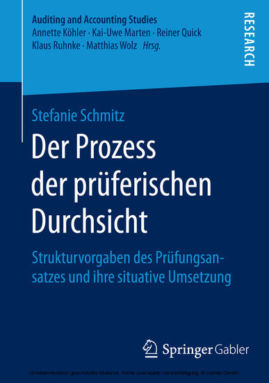 Der Prozess der prüferischen Durchsicht main product photo
