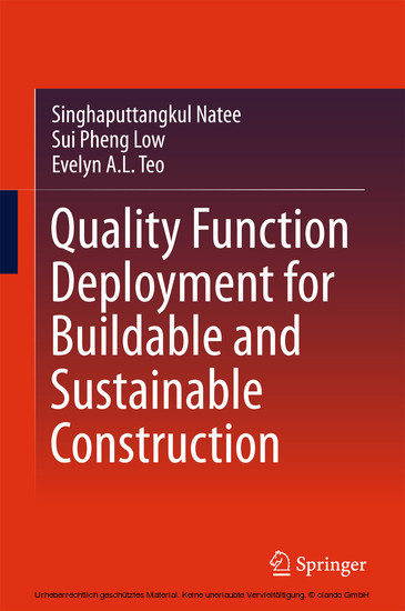Quality Function Deployment for Buildable and Sustainable Construction main product photo