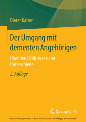 Der Umgang mit dementen Angehörigen