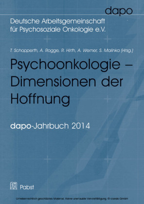 Psychoonkologie - Dimensionen der Hoffnung