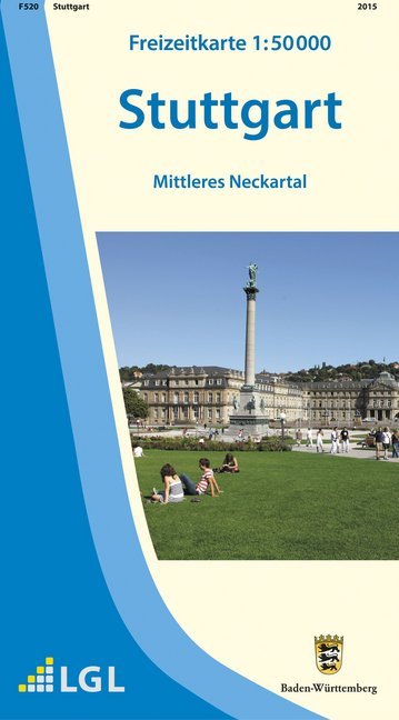 Topographische Freizeitkarte Baden-Württemberg Stuttgart main product photo