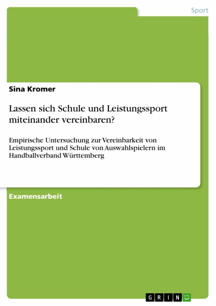 Lassen sich Schule und Leistungssport miteinander vereinbaren? main product photo