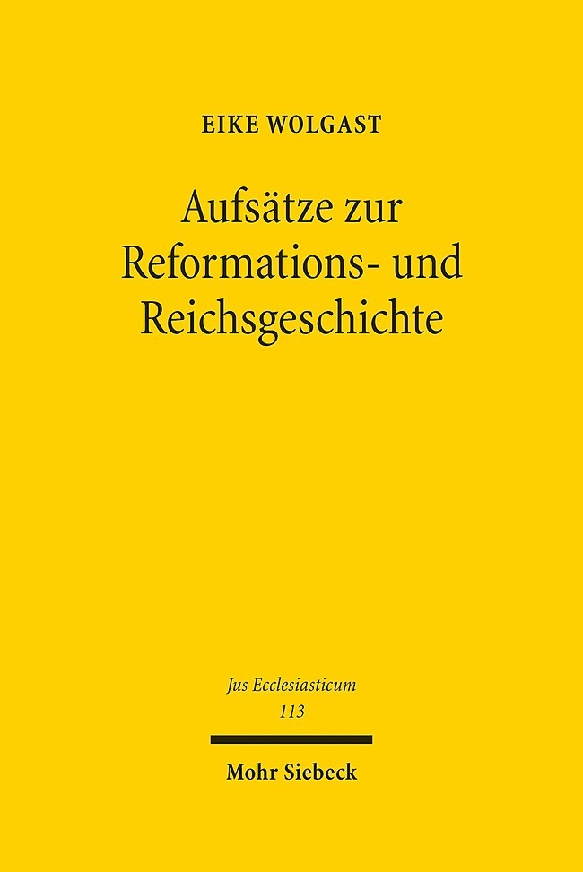 Aufsätze zur Reformations- und Reichsgeschichte main product photo