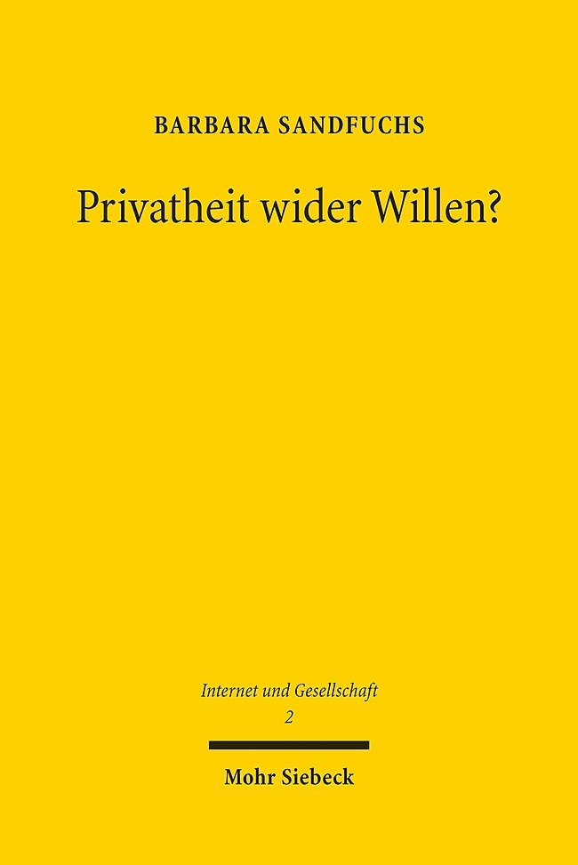 Privatheit wider Willen? main product photo