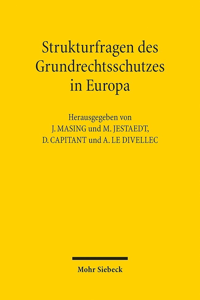 Strukturfragen des Grundrechtsschutzes in Europa main product photo