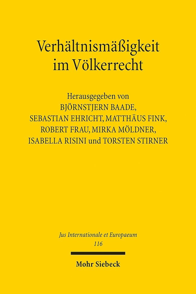 Verhältnismäßigkeit im Völkerrecht main product photo