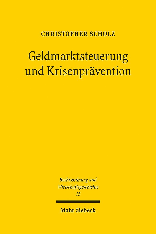 Geldmarktsteuerung und Krisenprävention main product photo