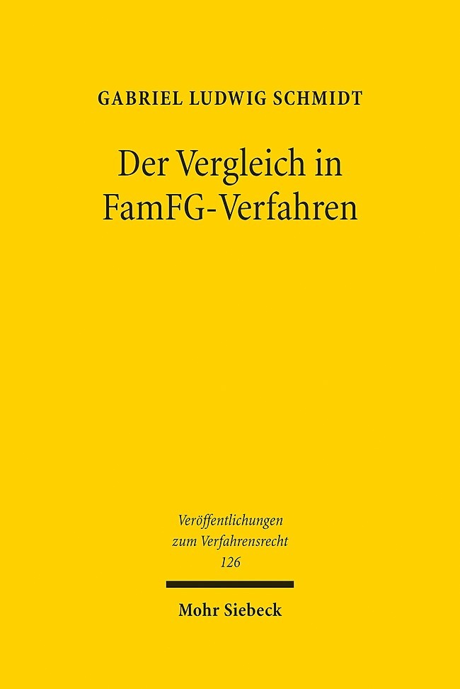 Der Vergleich in FamFG-Verfahren main product photo