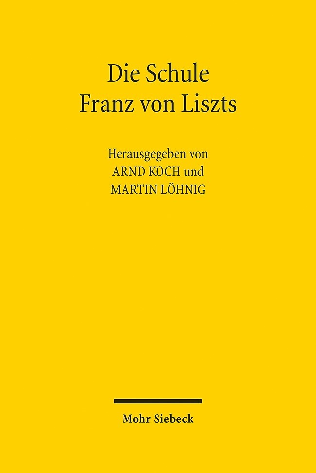 Die Schule Franz von Liszts main product photo
