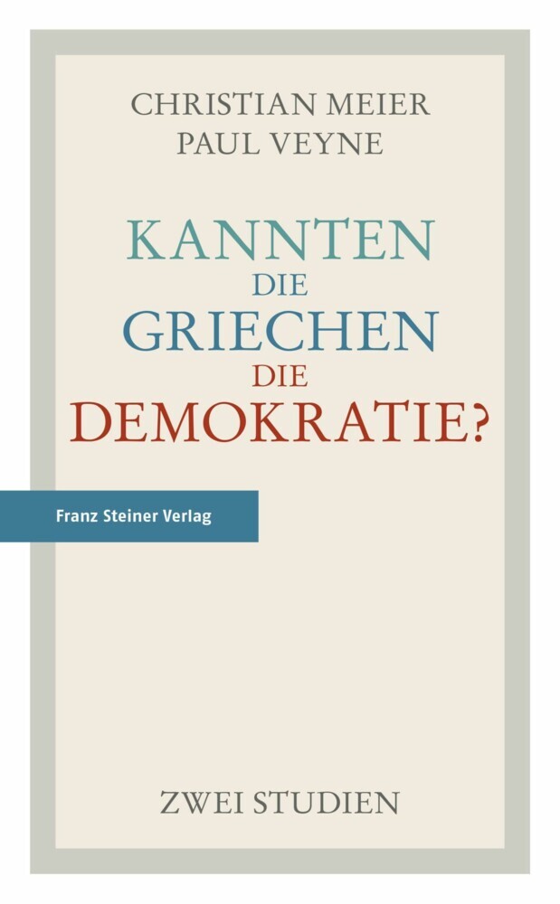 Kannten die Griechen die Demokratie? main product photo