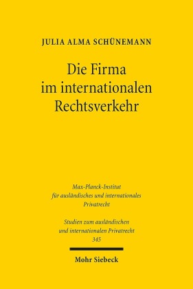 Die Firma im internationalen Rechtsverkehr