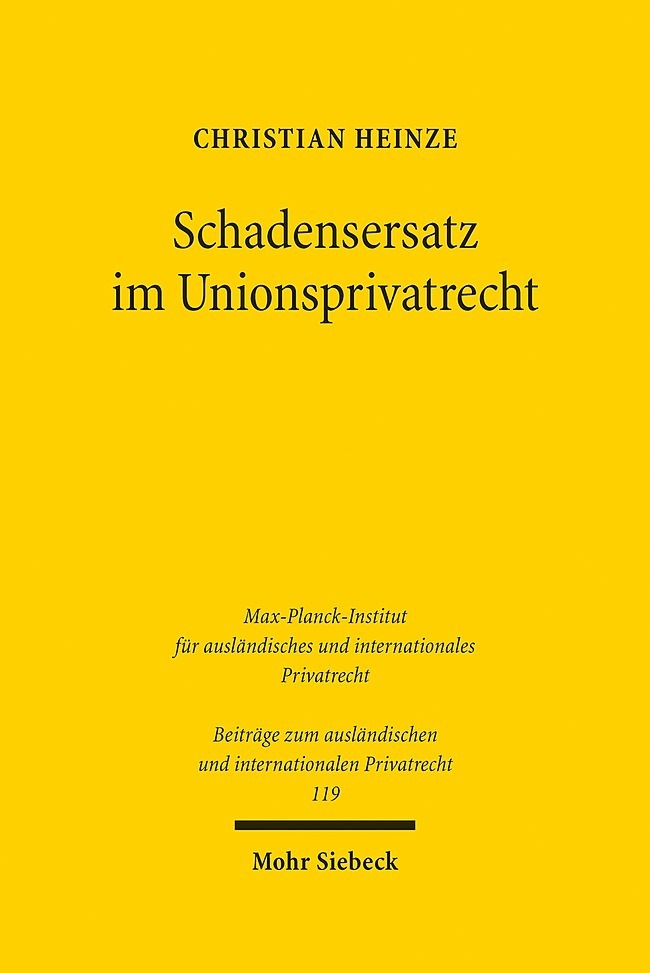 Schadensersatz im Unionsprivatrecht main product photo