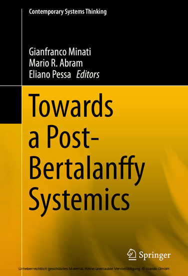 Towards a Post-Bertalanffy Systemics main product photo