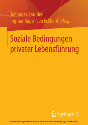 Soziale Bedingungen privater Lebensführung