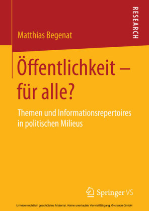 Öffentlichkeit - für alle?