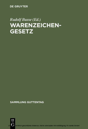 Warenzeichengesetz