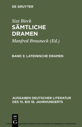 Lateinische Dramen