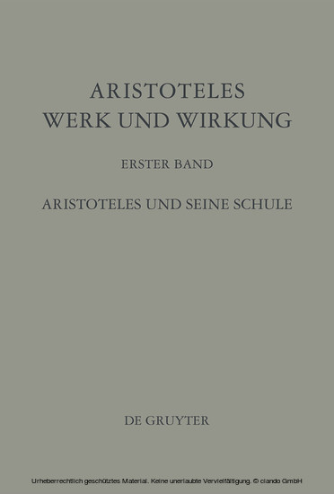 Aristoteles und seine Schule main product photo