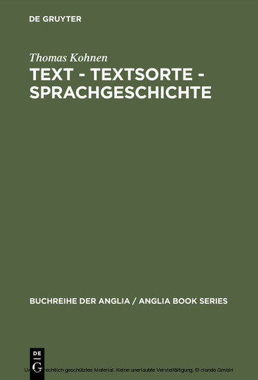 Text - Textsorte - Sprachgeschichte main product photo