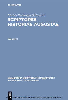 Scriptores historiae Augustae. Volume I