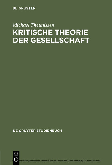 Kritische Theorie der Gesellschaft main product photo